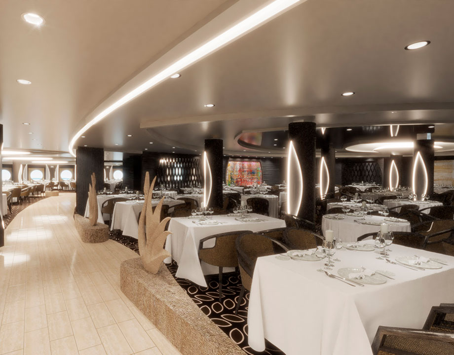 La Foglia Restaurant, MSC World Europa | MSC Cruises