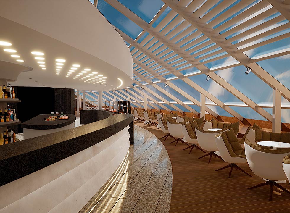 MSC Yacht Club Sundeck Bar, MSC World Europa | MSC Cruises